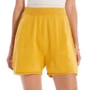 Yellow Women's Shorts